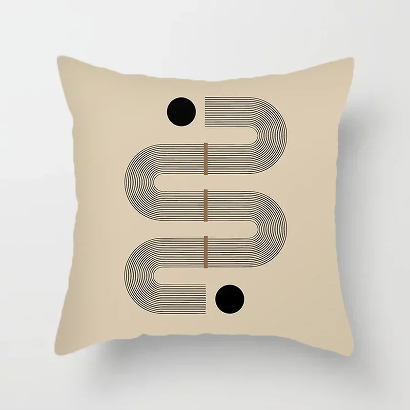 Stylish Geometric Pattern Cushion Cover