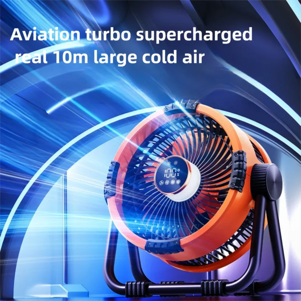 Portable 4-in-1 Fan and Night Light with Rechargeable Battery