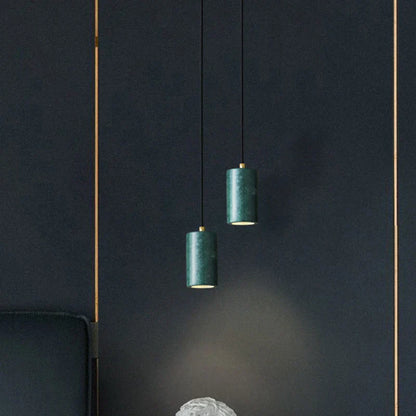 Simple Marble Hanging LED Light