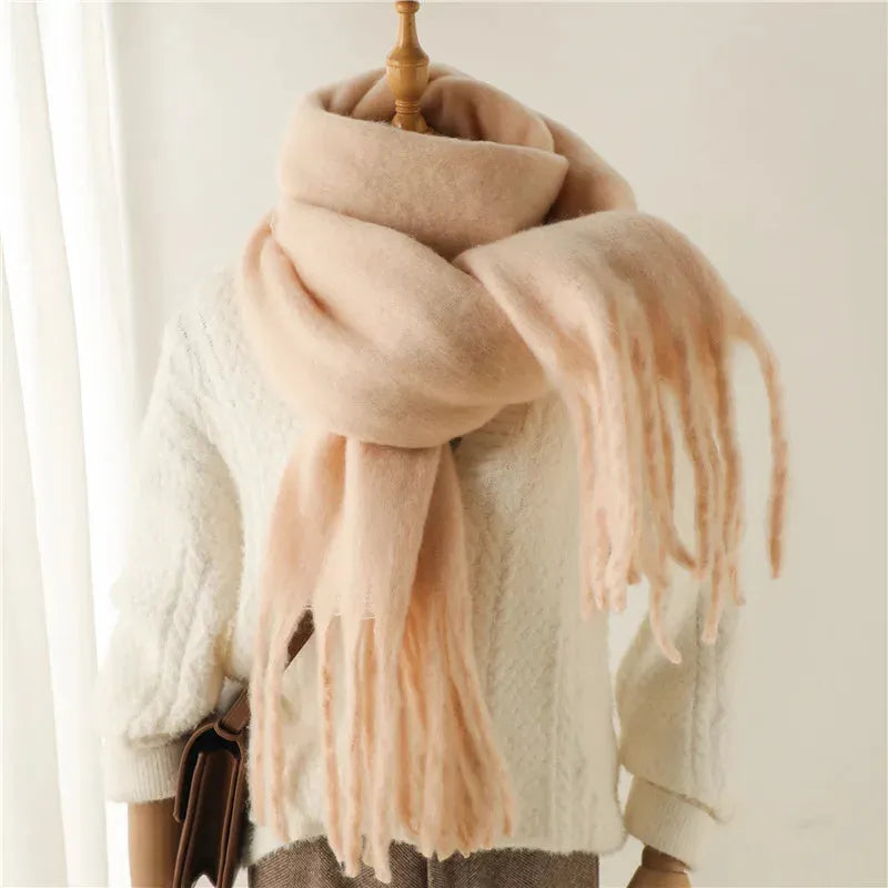 Cozy Solid Color Fesara Throw Blanket