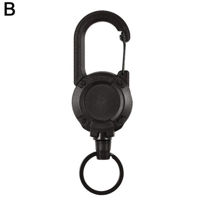 Tough Retractable Keychain with Pull Clip
