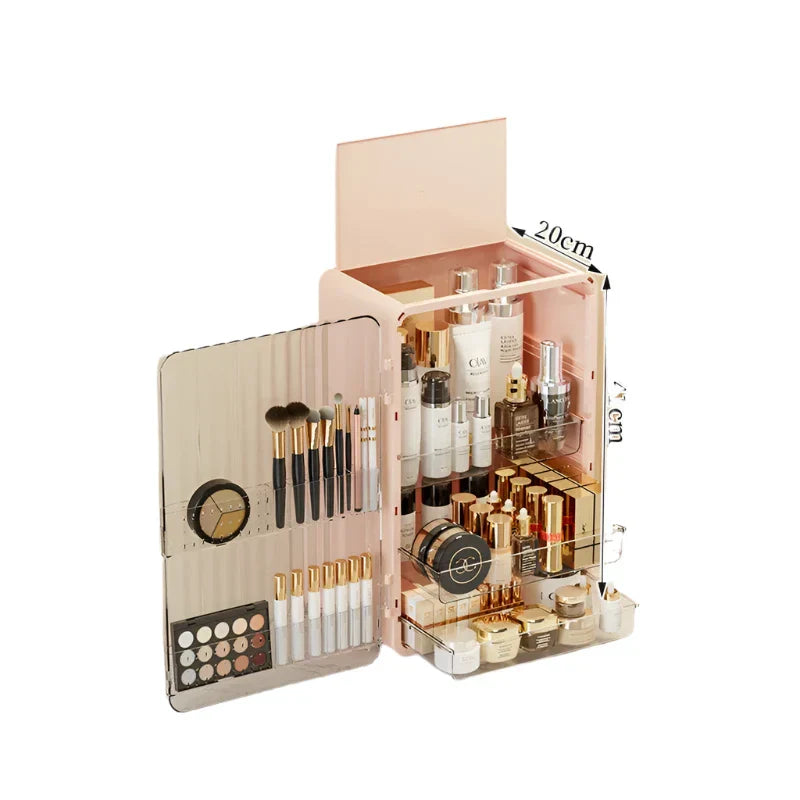 Premium Cosmetic Storage Case – Compact Makeup Organizer