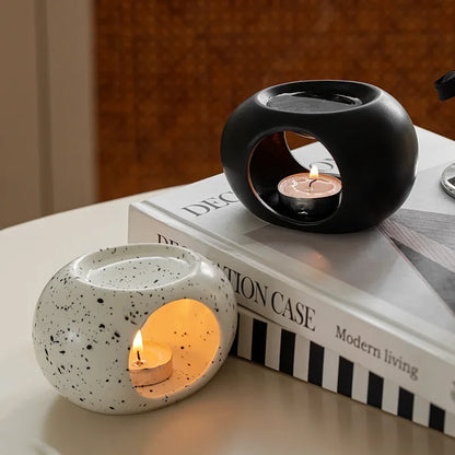 Luxury Black Ceramic Essential Oil Diffuser