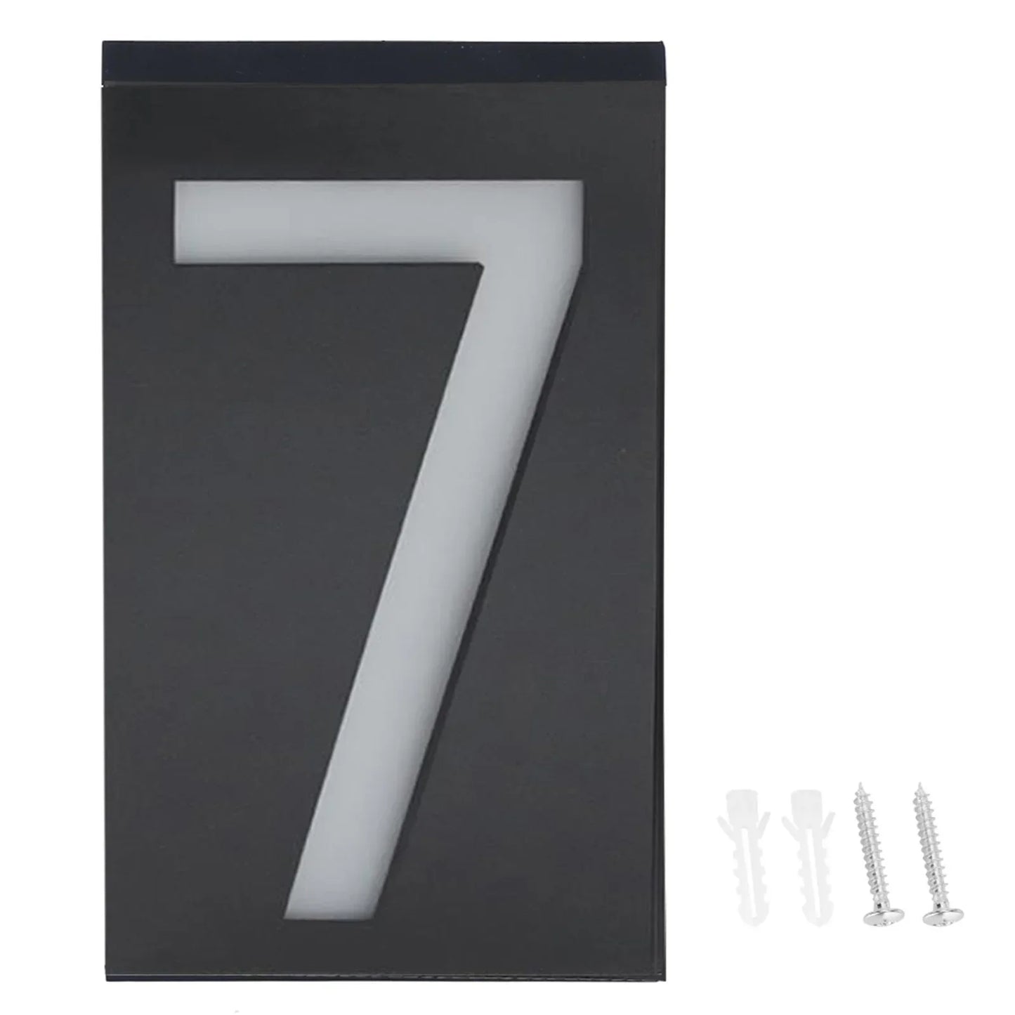 Bright Solar Powered House Number Lamp