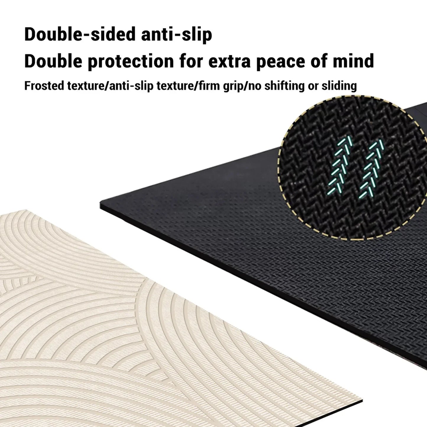 Soft Grip Quick Dry Bathroom Mat Non Slip Shower Rug