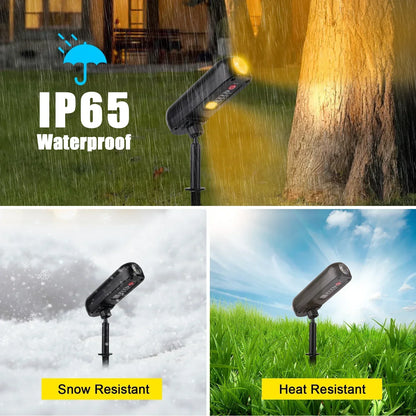 Solar Powered Outdoor Spotlight LED Light