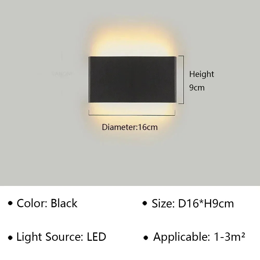 Contemporary LED Wall Light | Soft White Glow for Home