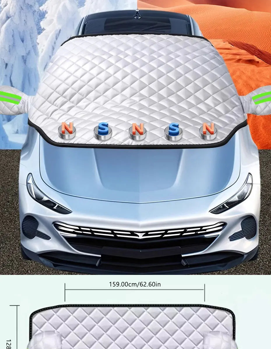 Winter Car Windshield Snow Cover with Magnets