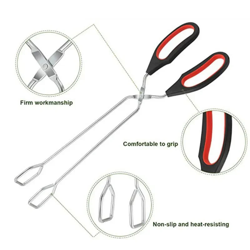 Premium Grill Tongs with Heat Resistant Grip