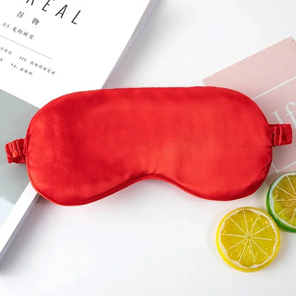 Silky Eye Mask - Soft Ruffle Sleep Mask for Women