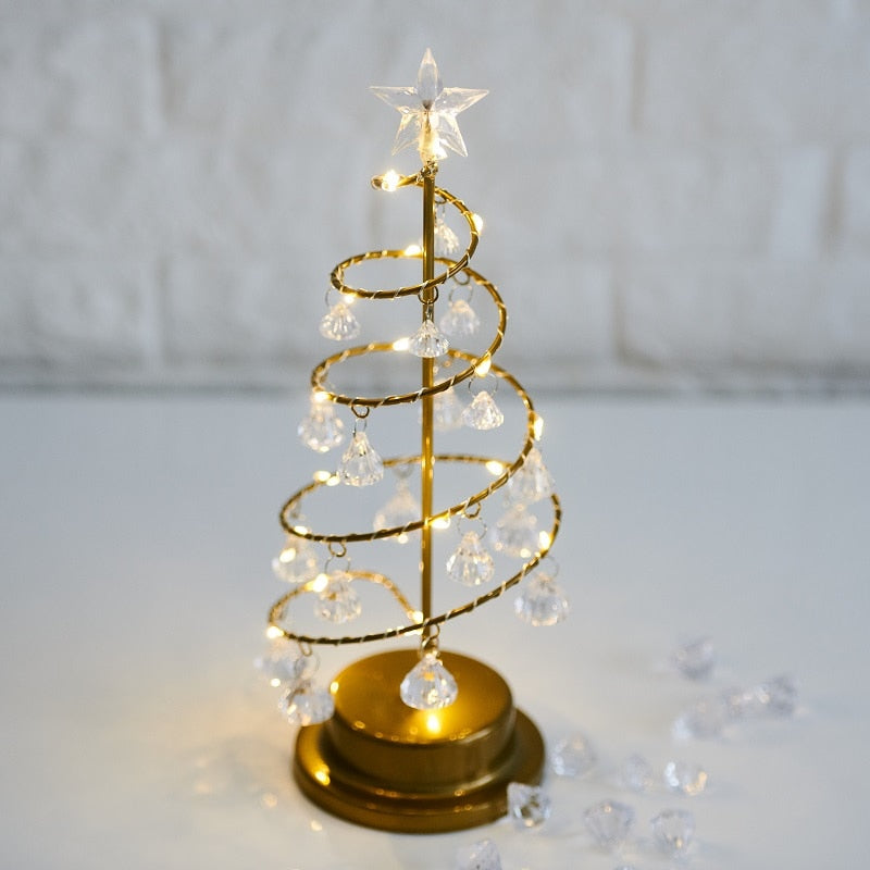 Fesara | Sparkling Tree Glass Lamp Decor