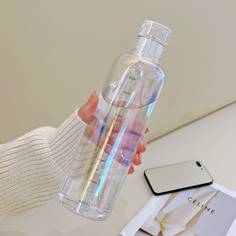 Insulated Borosilicate Glass Water Bottle