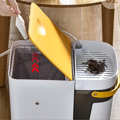 Dual Compartment Indoor Recycling Bin