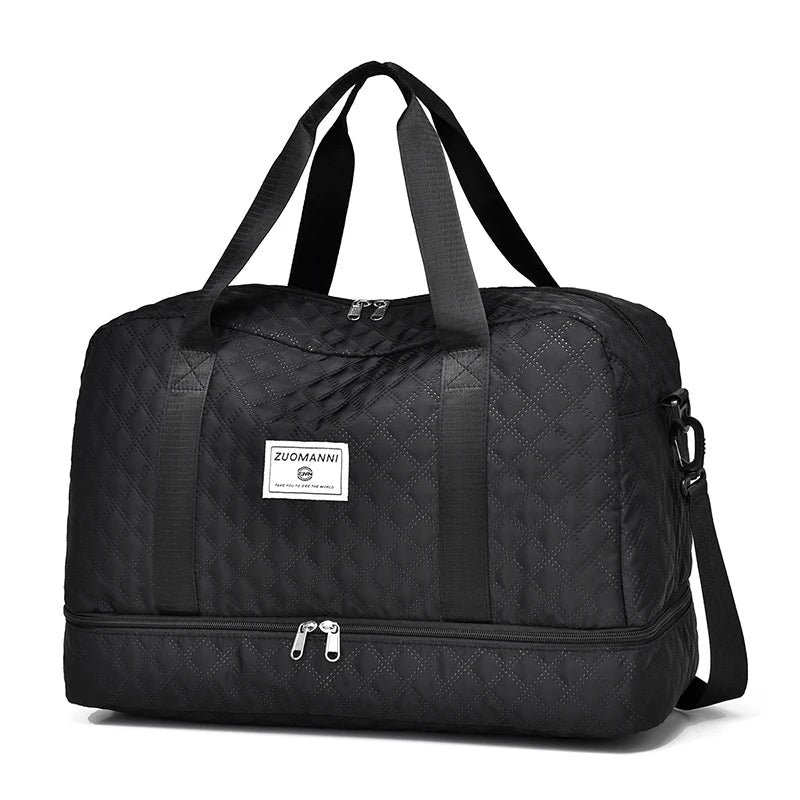 Fesara TravelFlex Lightweight Travel Duffel Bag with Pocket