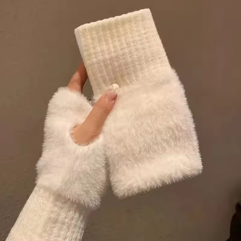 Cozy Unisex Fleece Gloves for Men and Women