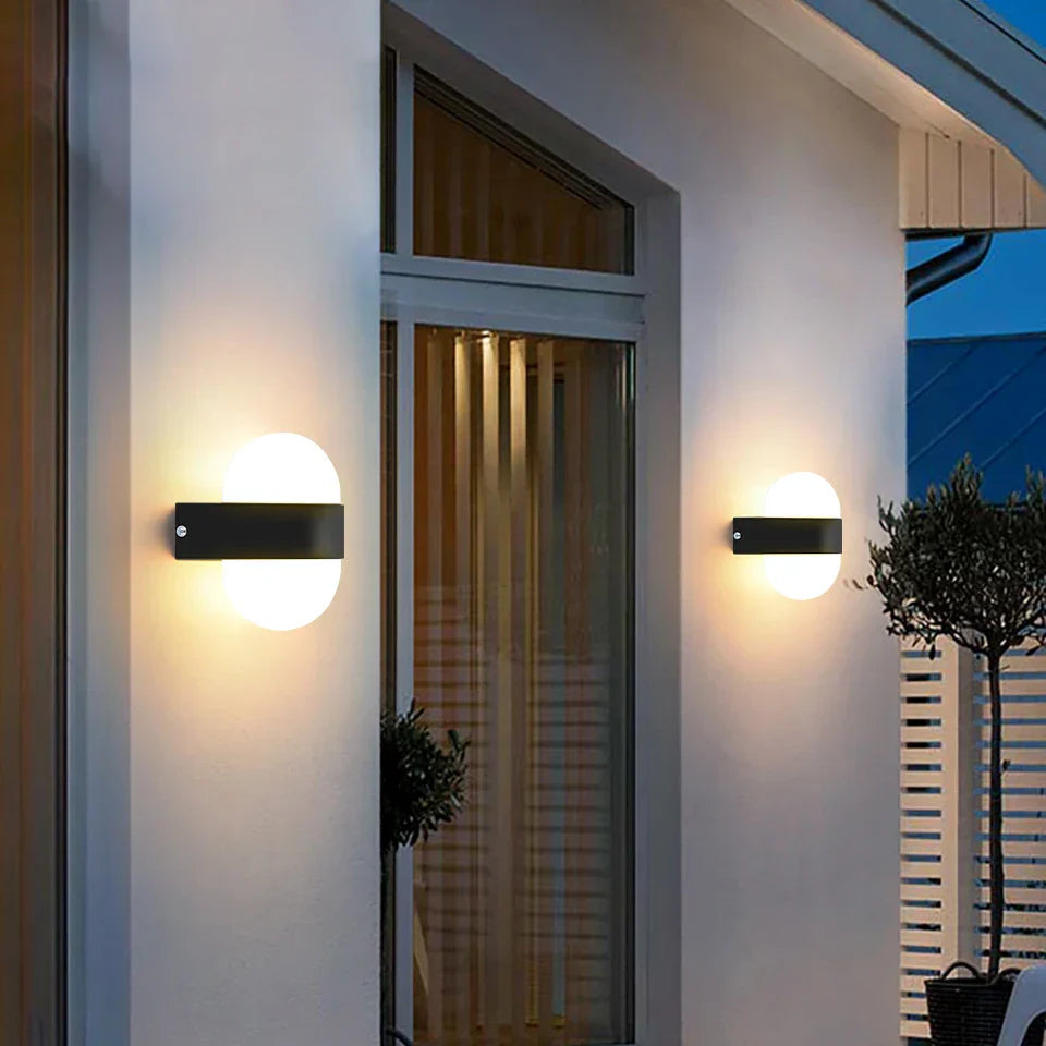 Outdoor Motion Sensor LED Wall Light 6W 12W Waterproof