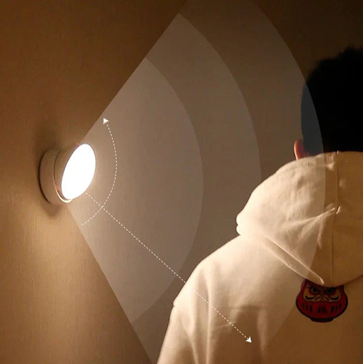 Bright Motion Sensor LED Nightlight with 360 Rotation - Fesara