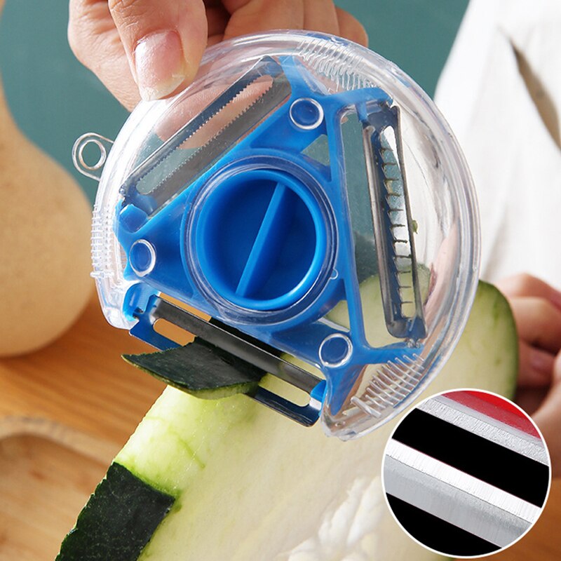 Premium 3-in-1 Stainless Steel Vegetable Peeler