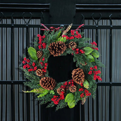 Fesara | Festive Holiday Red Wreath