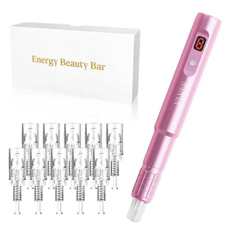 Professional Skin Rejuvenation Pen with 10 Refill Cartridges