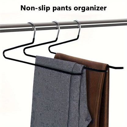 Strong Metal Closet Pants Hangers Space Saver