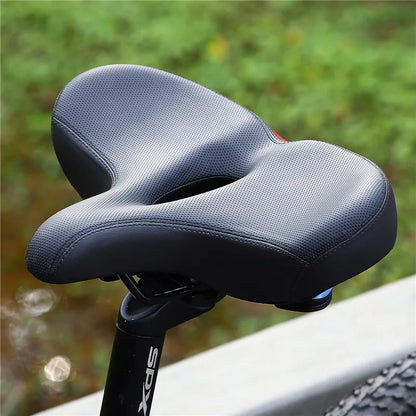 Comfortable Ergonomic Bicycle Saddle with Widened Cushion for Long-Distance Cycling – Compatible with MTB, E-Bikes, and More-2