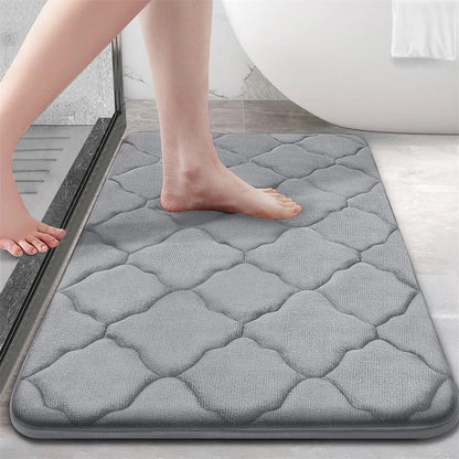 Gentle Grip Bathroom Mat for Slip Resistant Floors
