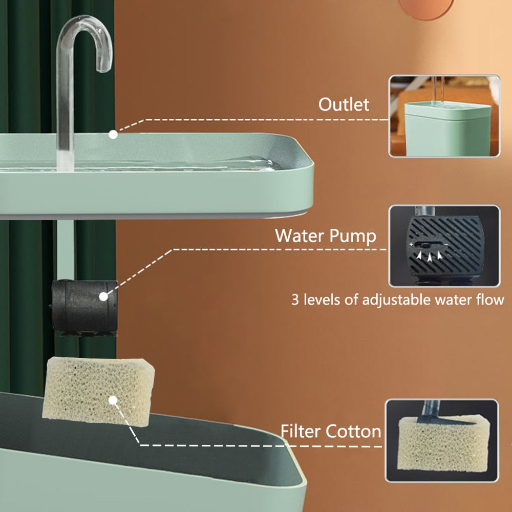 Fesara | Quiet Fresh Water Pet Fountain Filter