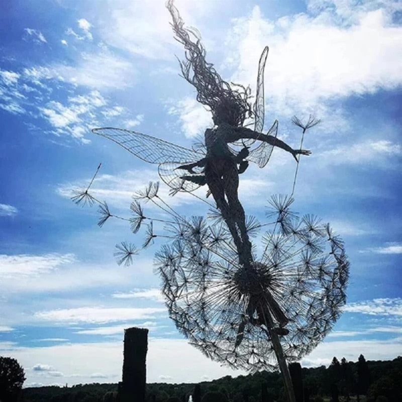 Whimsical Fairy Garden Statue Decorations - Fesara