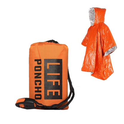 Waterproof Compact Rain Poncho - Fesara