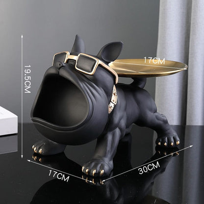 Cozy Bulldog Table Lamp