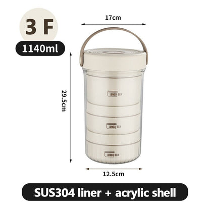 Insulated Spill-Proof Stackable Food Container Box