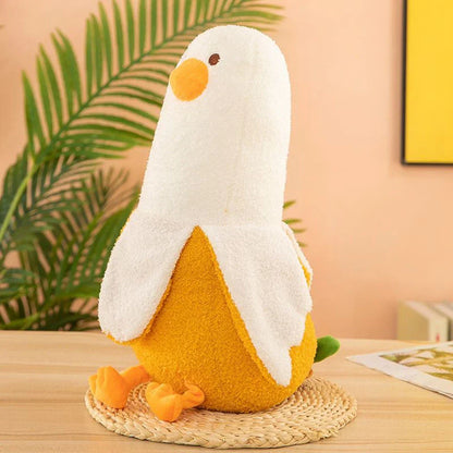 Cuddly Banana Duck Soft Plush Pillow