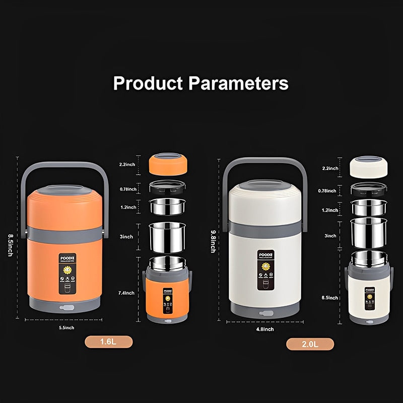 Insulated Thermal USB Powered Lunch Container