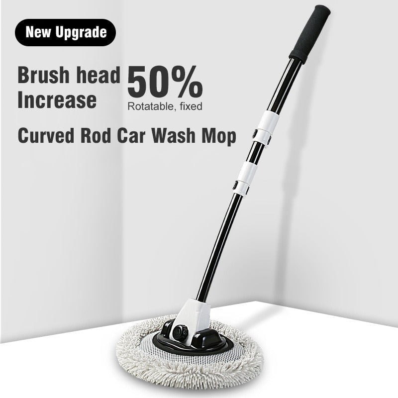 Long Reach Car Wash Brush with Extendable Handle - Fesara