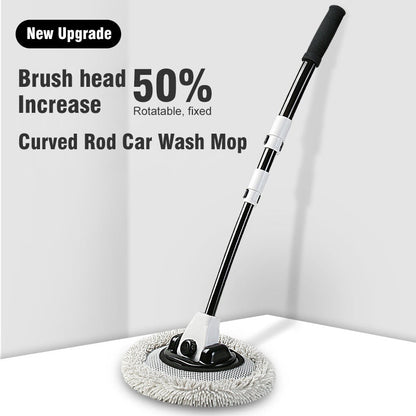 Long Reach Car Wash Brush with Extendable Handle - Fesara