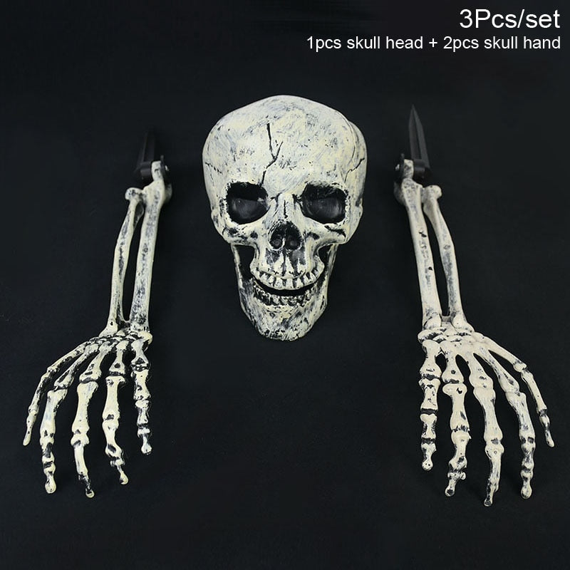 Spooky Zombie Skeleton Yard Halloween Decoration - Fesara