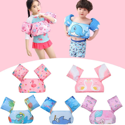 Kids Swim Vest with Arm Floats Adjustable Safety Jacket