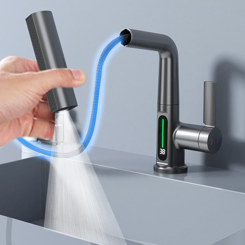 Stylish Contemporary Digital Shower Faucet