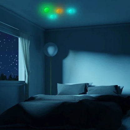 Glowing Bouncy Balls for Kids Night Play