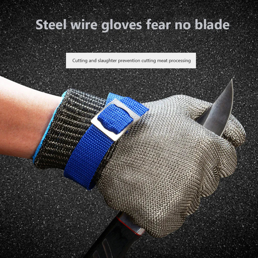 Heavy Duty Metal Mesh Safety Work Gloves