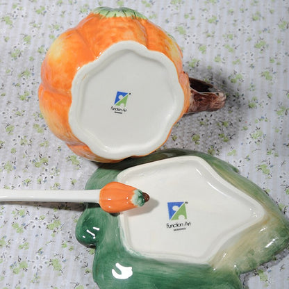 Colorful Ceramic Fall Mug Set