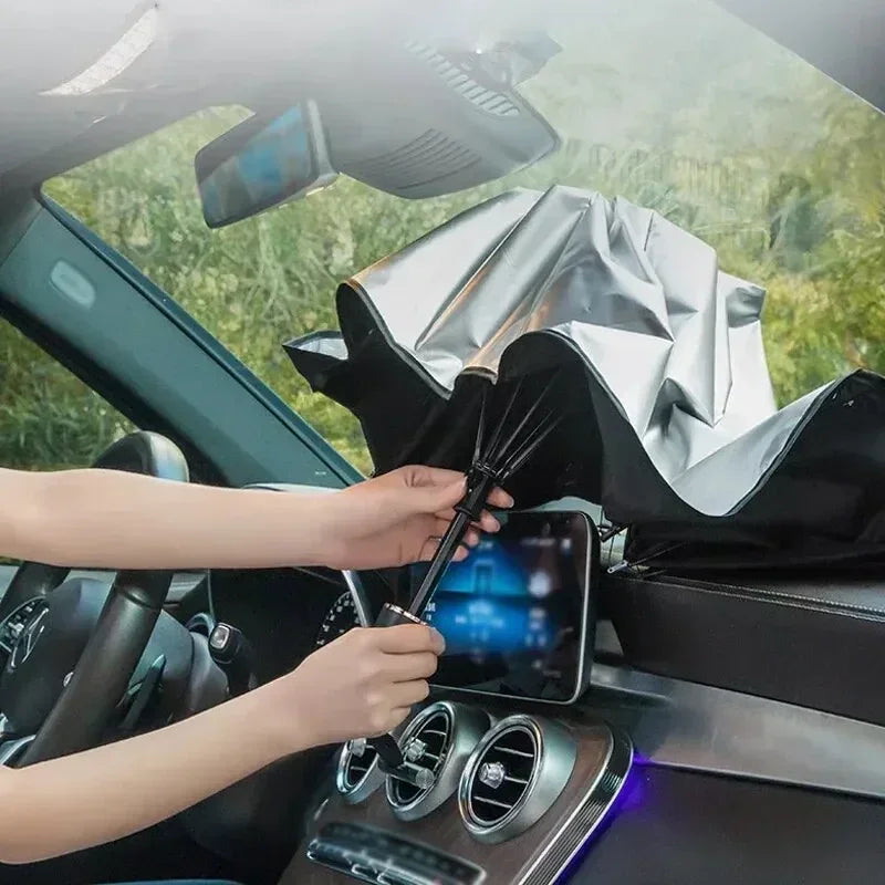 Portable Car Sun Shade Foldable UV Blocker
