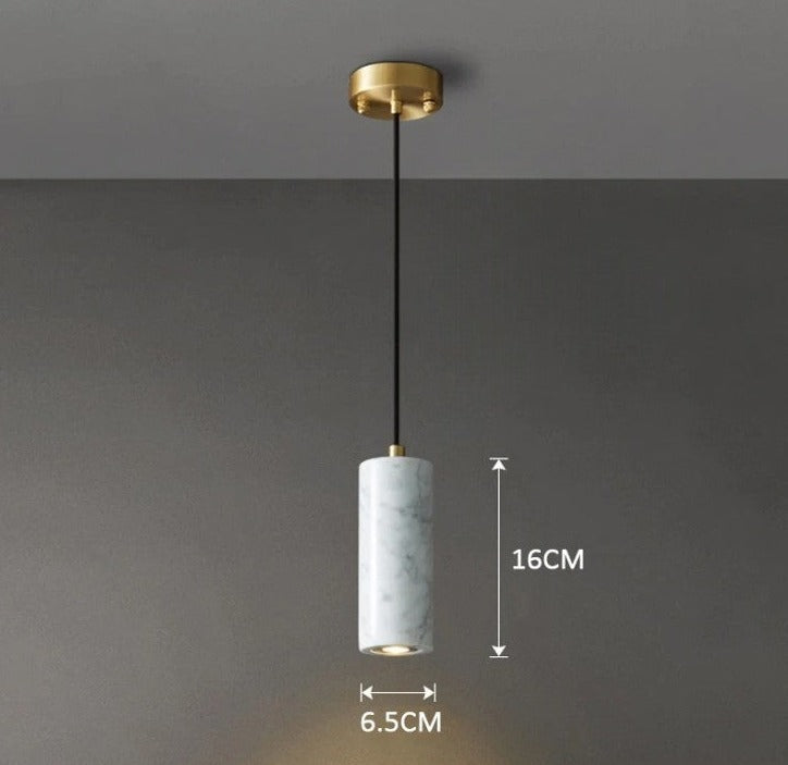 Simple Marble Hanging LED Light - Fesara