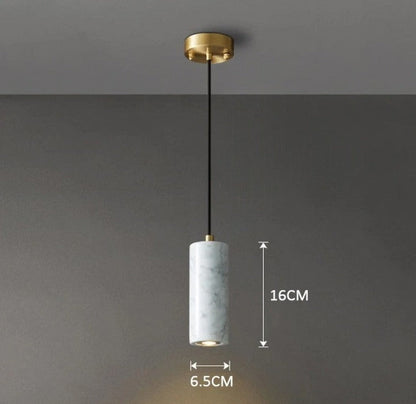 Simple Marble Hanging LED Light - Fesara