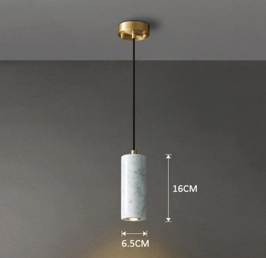Simple Marble Hanging LED Light - Fesara