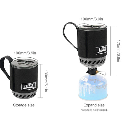 Portable Lightweight Camping Gas Stove with Cooking Pot