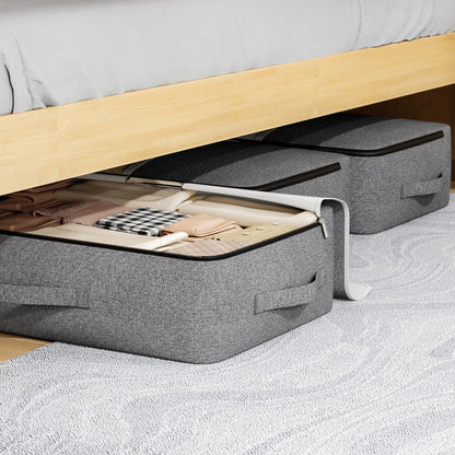 Large Foldable Storage Bag with Zipper and Window