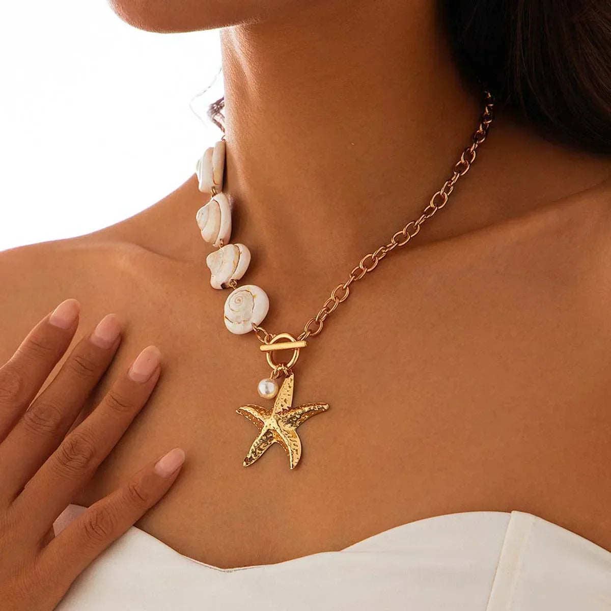 Stylish Coastal Shell Jewelry Set