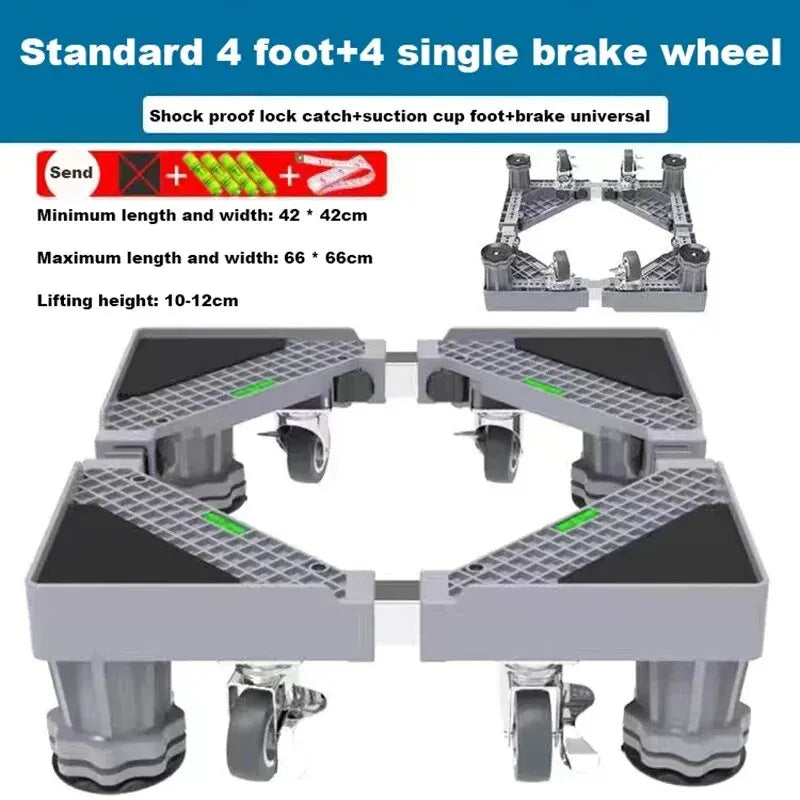 Universal Anti Vibration Roller Base for Appliances